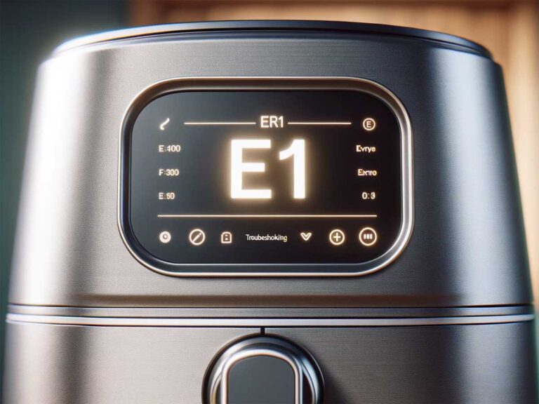 What Does E1 Mean on Air Fryer? Easy Solutions
