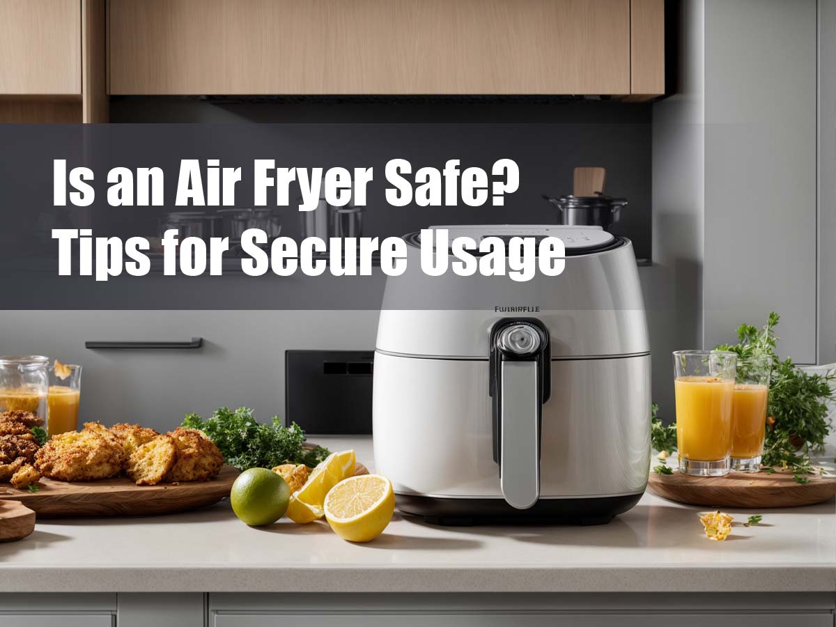 An air fryer is considered safe for cooking when used correctly, featuring automatic shut-off and controlled temperature settings to reduce common kitchen hazards.