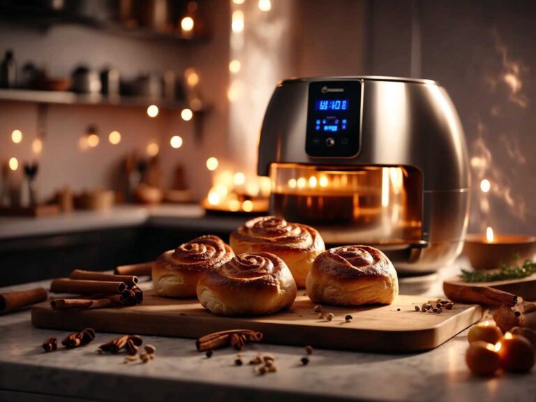 What Temp to Cook Cinnamon Rolls in Air Fryer: Cooking Tech