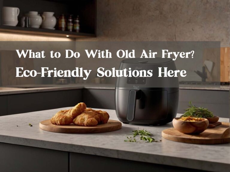 A Old Air Fryer on the Kitchen