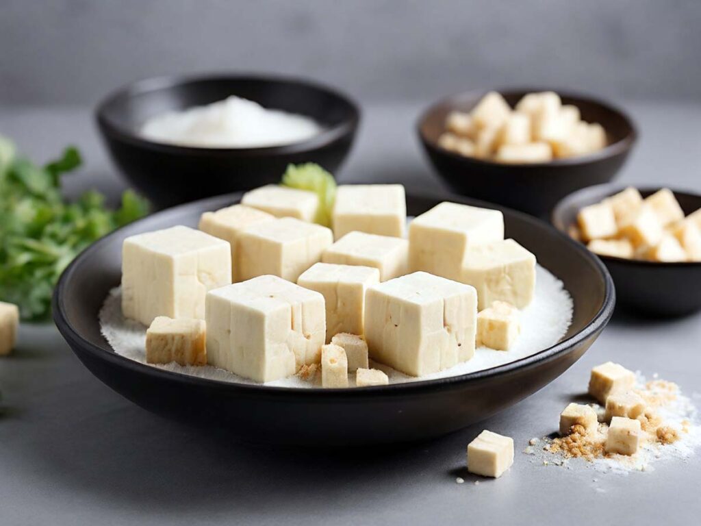 Agedashi Tofu Preparation Step
