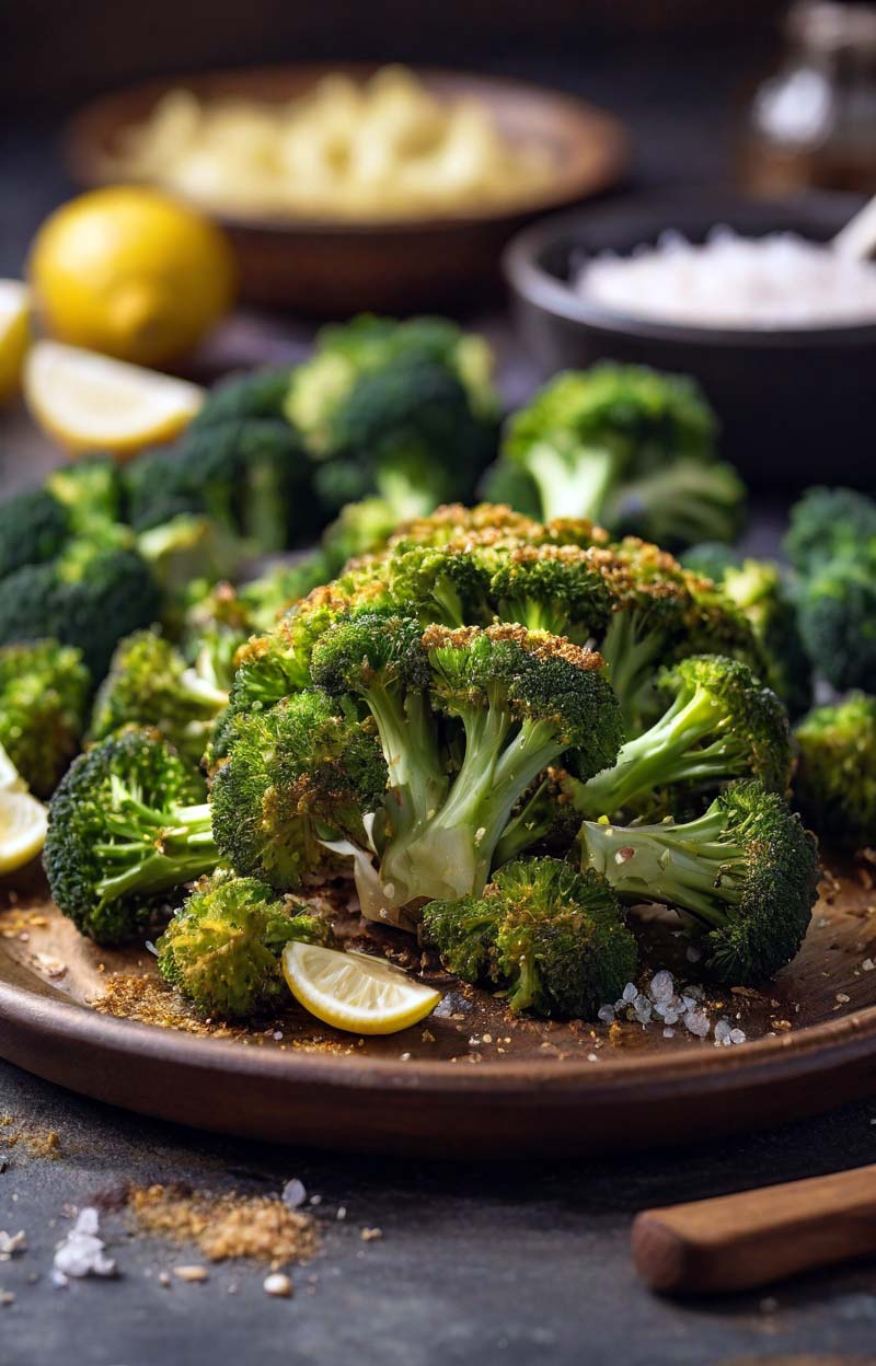 Air-Fried Broccoli