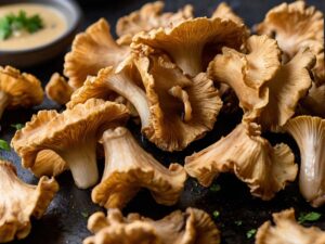 Air Fried Oyster Mushrooms
