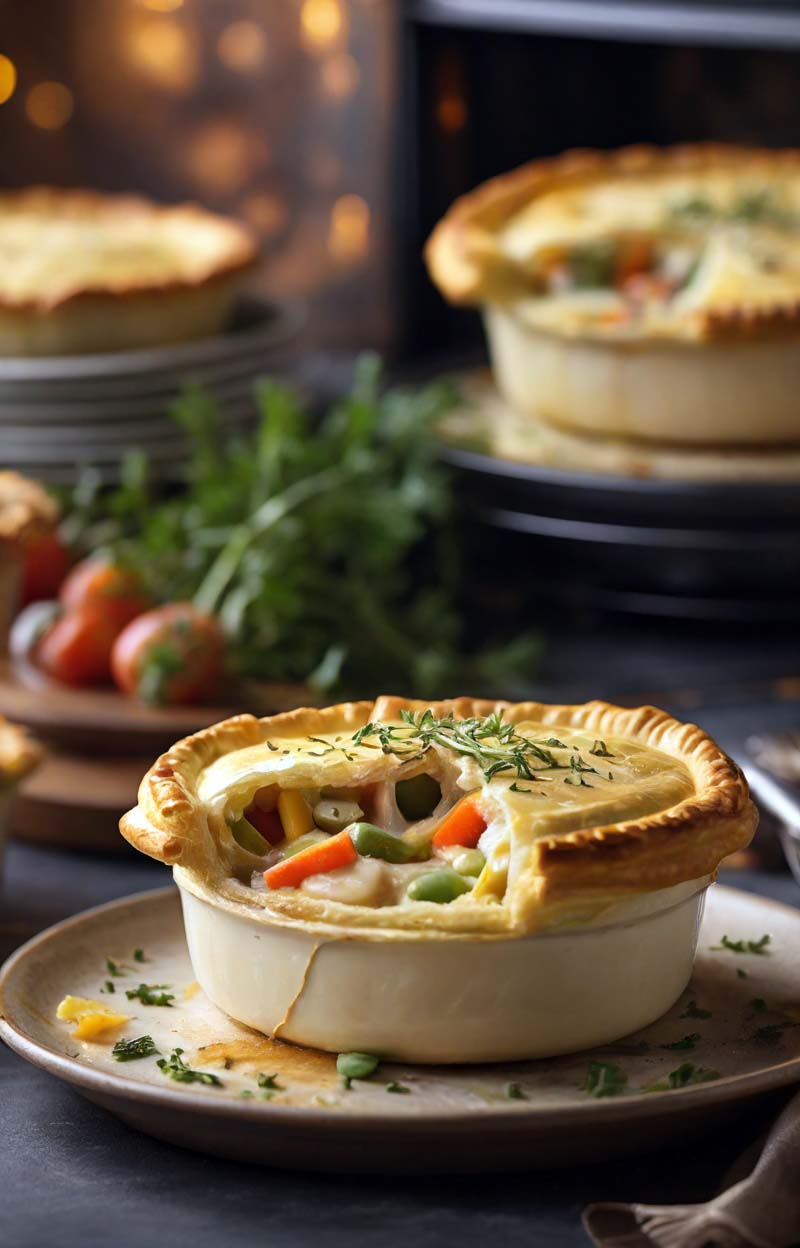 Air Fryer Banquet Pot Pie Recipe