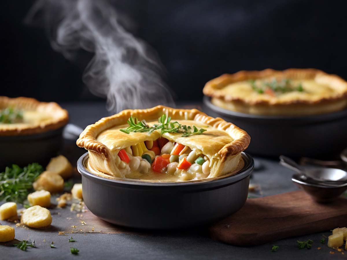 Air Fryer Banquet Pot Pie