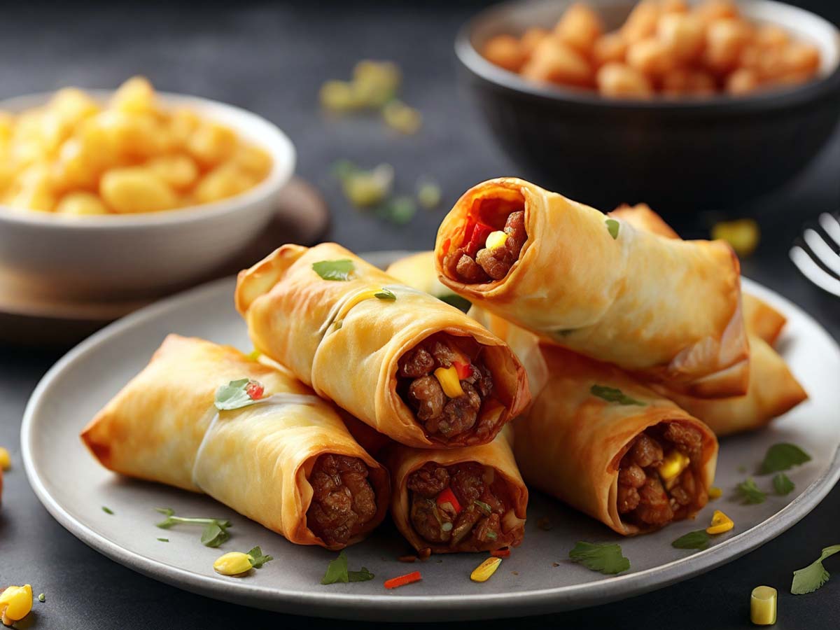 Costco Mini Egg Rolls Air Fryer KitGiz