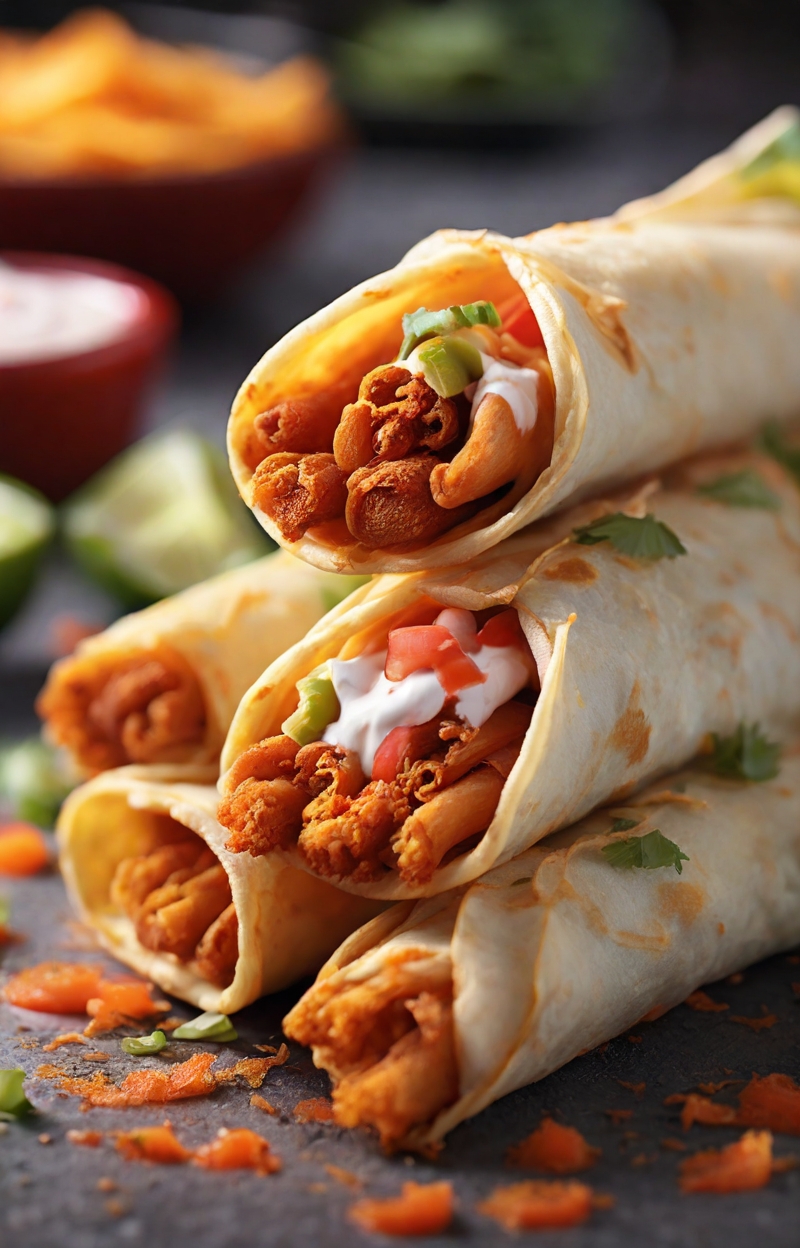 Air Fryer Delimex Taquitos