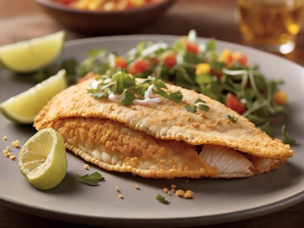 Air Fryer Tortilla Crusted Tilapia Recipe