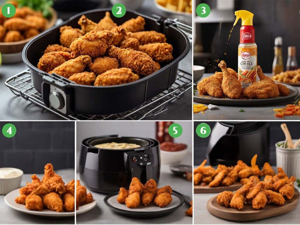 Cooking instructions for Tyson Chicken Fries air fryer