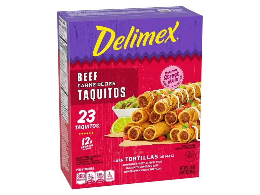 1 pack Delimex Taquitos