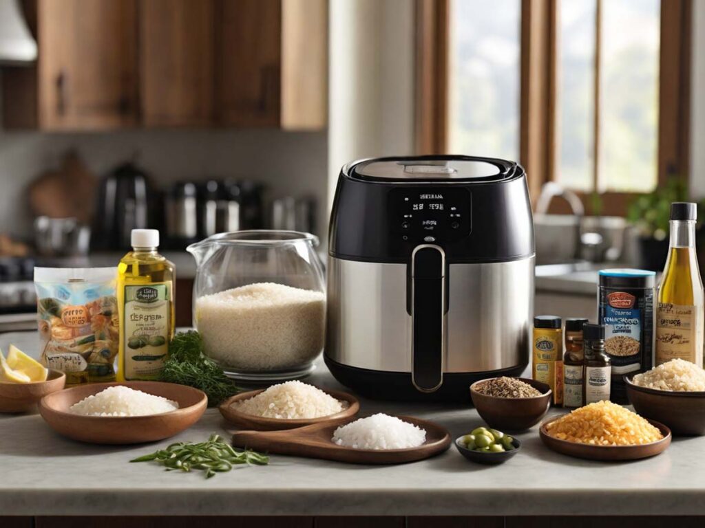 Essential Ingredients and Equipment for Air Fryer Crispy Rice