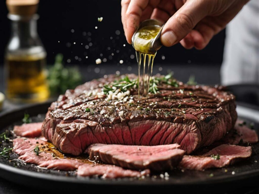 Seasoning Step for Cooking Thin Sliced Steak