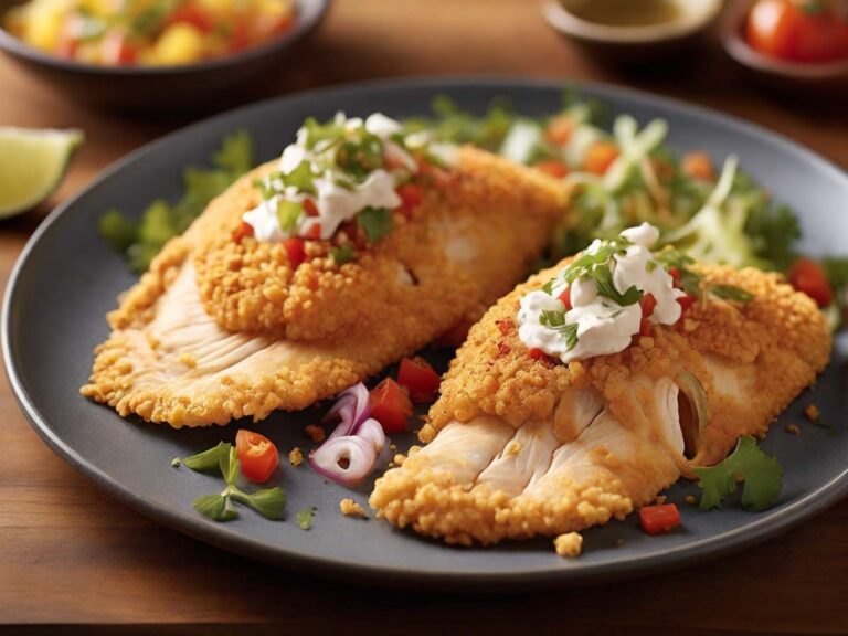 Tortilla Crusted Tilapia Air Fryer