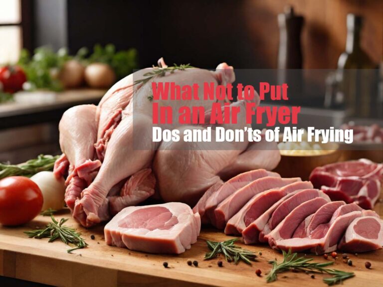 What Not to Put in an Air Fryer