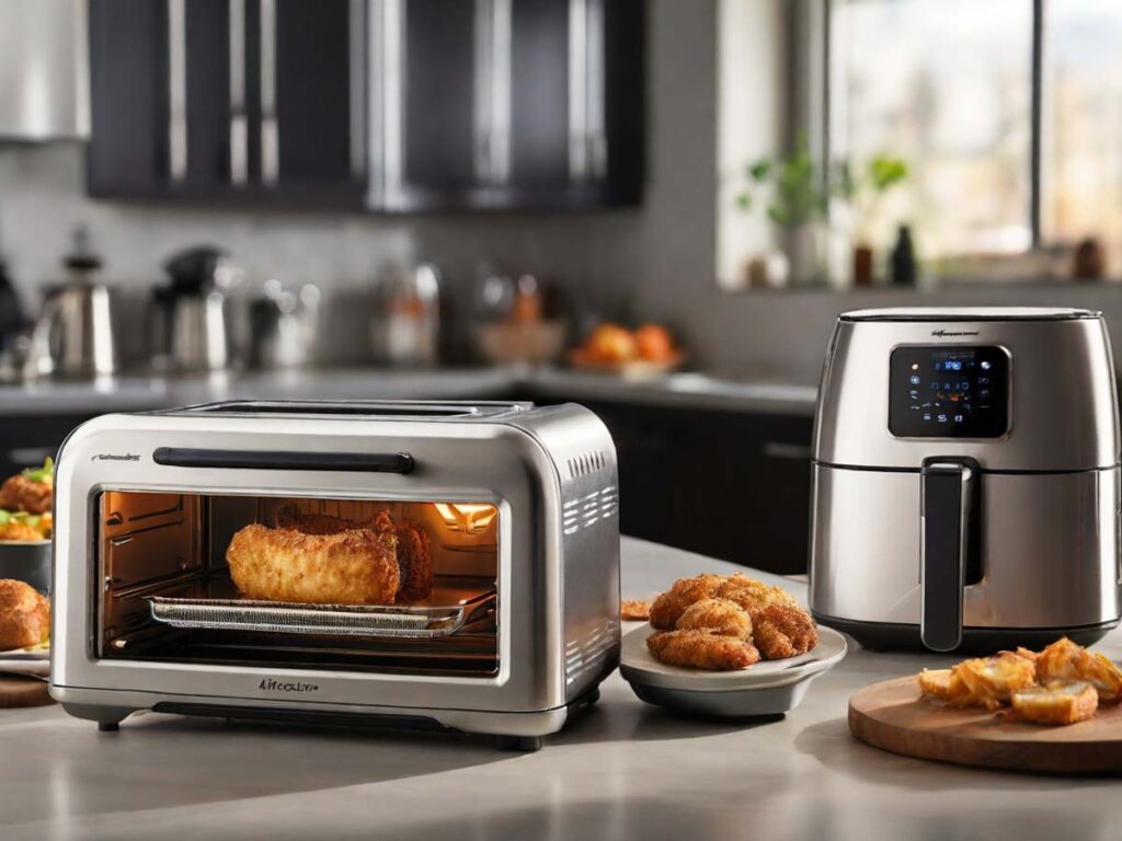 air fryer vs toaster oven in the picture
