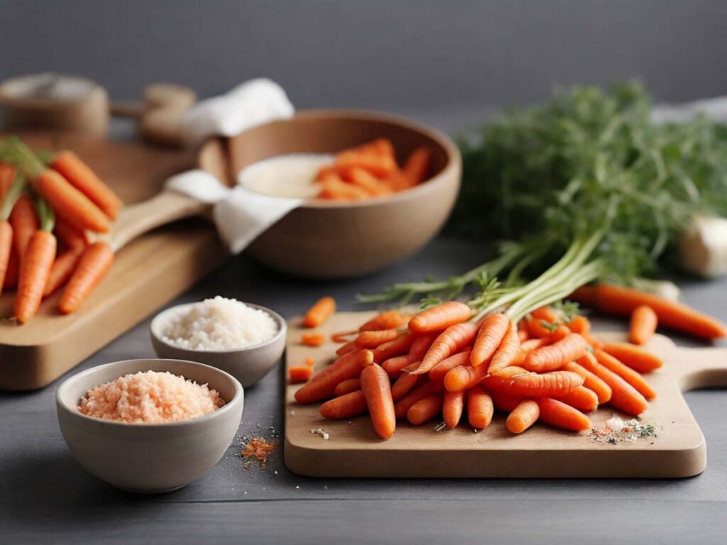 Baby Carrots Preparation Step