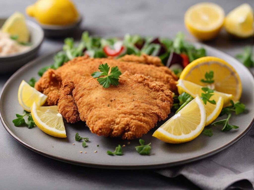 Air Fryer Chicken Schnitzel