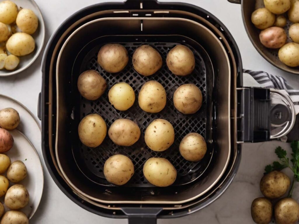 Cooking Potatoes in Air Fryer