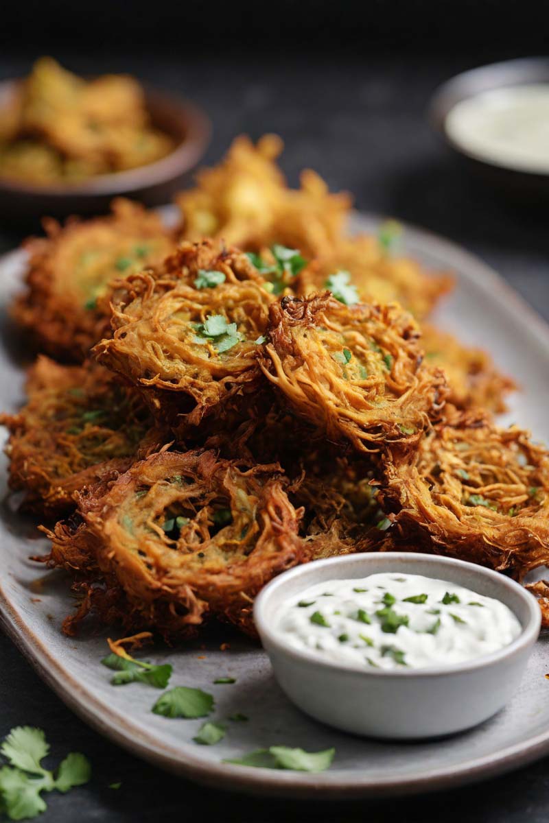 Air Fryer Onion Bhaji Recipe