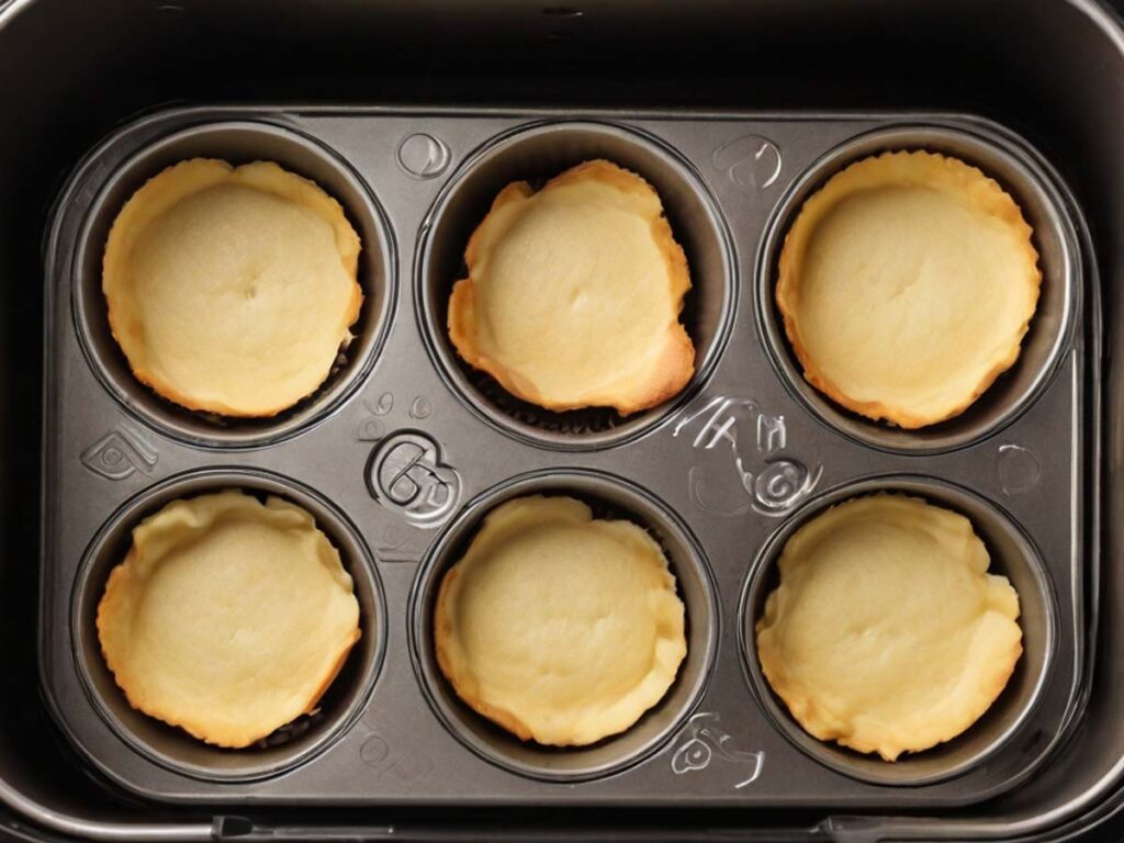 Yorkshire Pudding Batter in Silicone Muffin Cups Ready to Cook