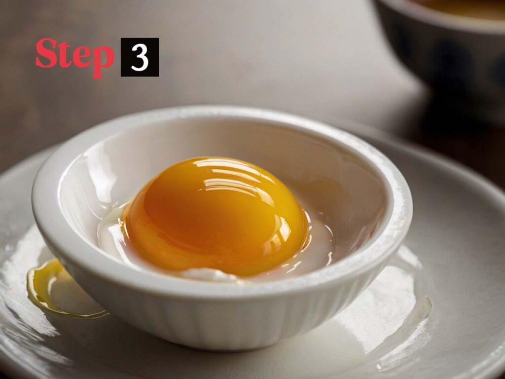 Cracking Eggs into Ramekins for Air Fryer
