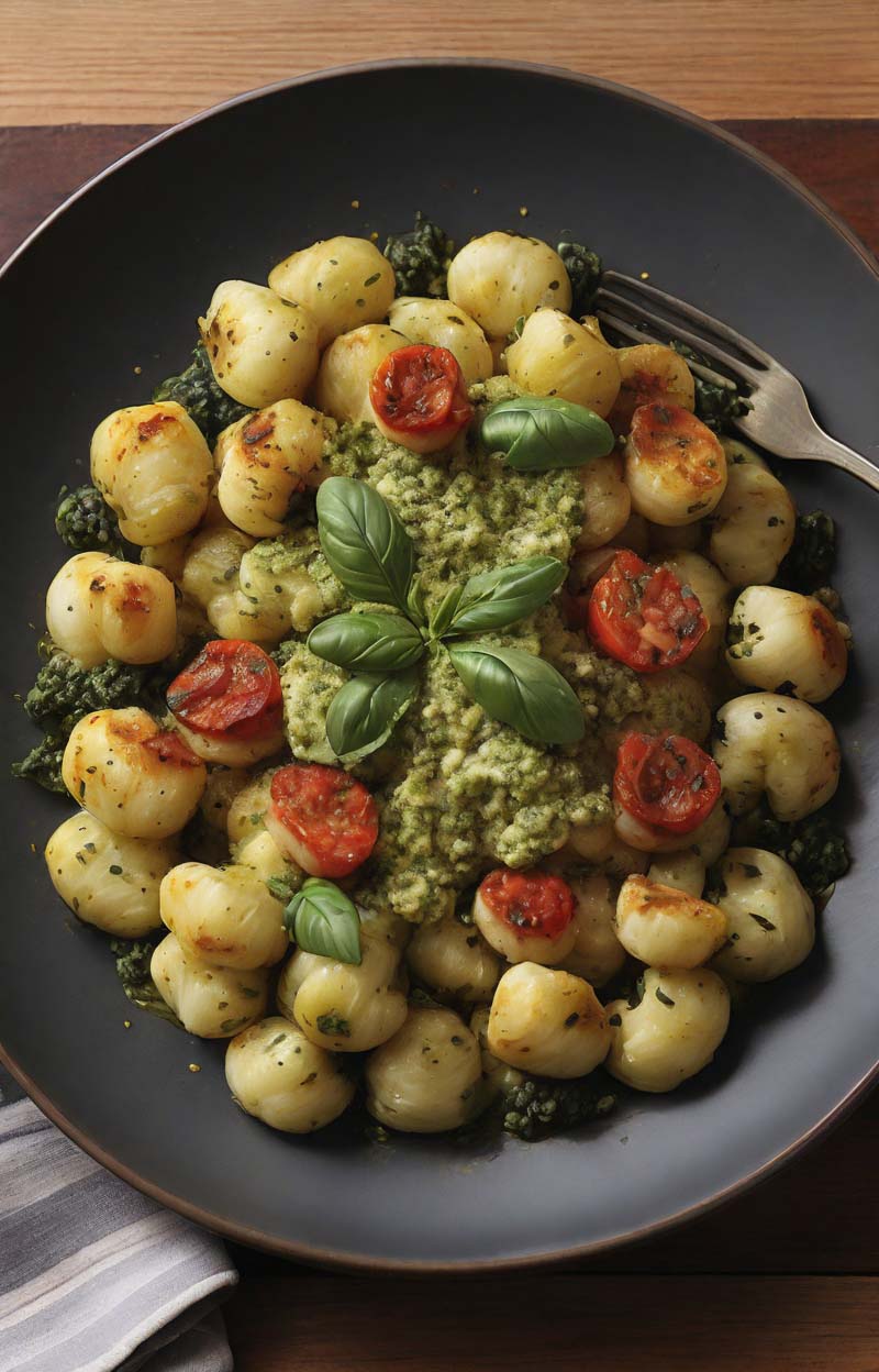 Crispy Air Fryer Cauliflower Gnocchi
