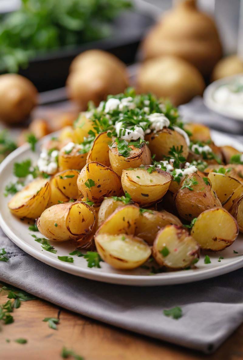 Greek Potatoes Air Fryer