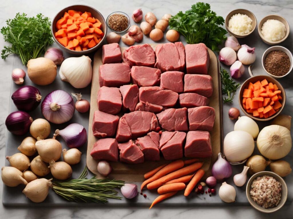 Ingredients for Beef Stew