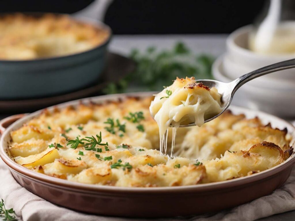 Serving Idea for Air Fryer Cheesy Potatoes