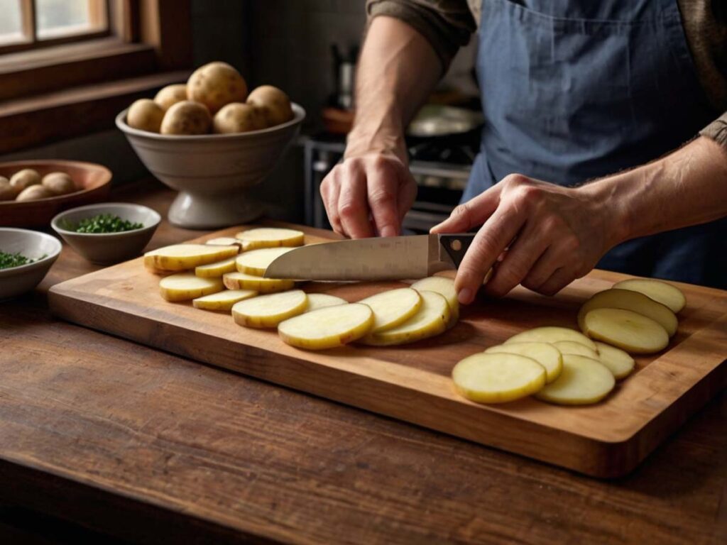 Thinly Slicing Potatoes