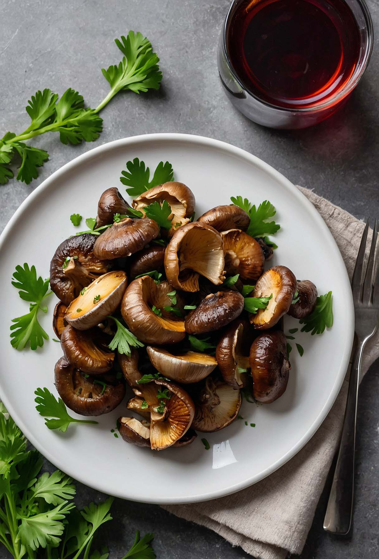 Air Fryer Garlic Mushroom Recipe