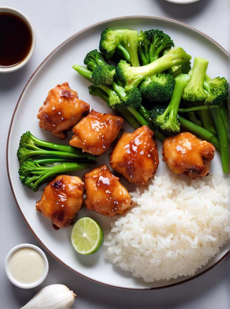 Air Fryer Honey Garlic Chicken Bites