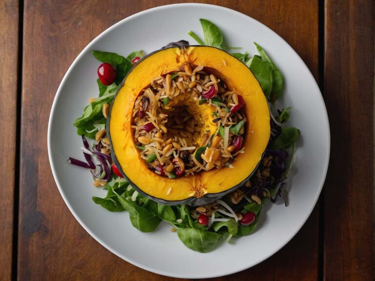 Air Fryer Stuffed Acorn Squash