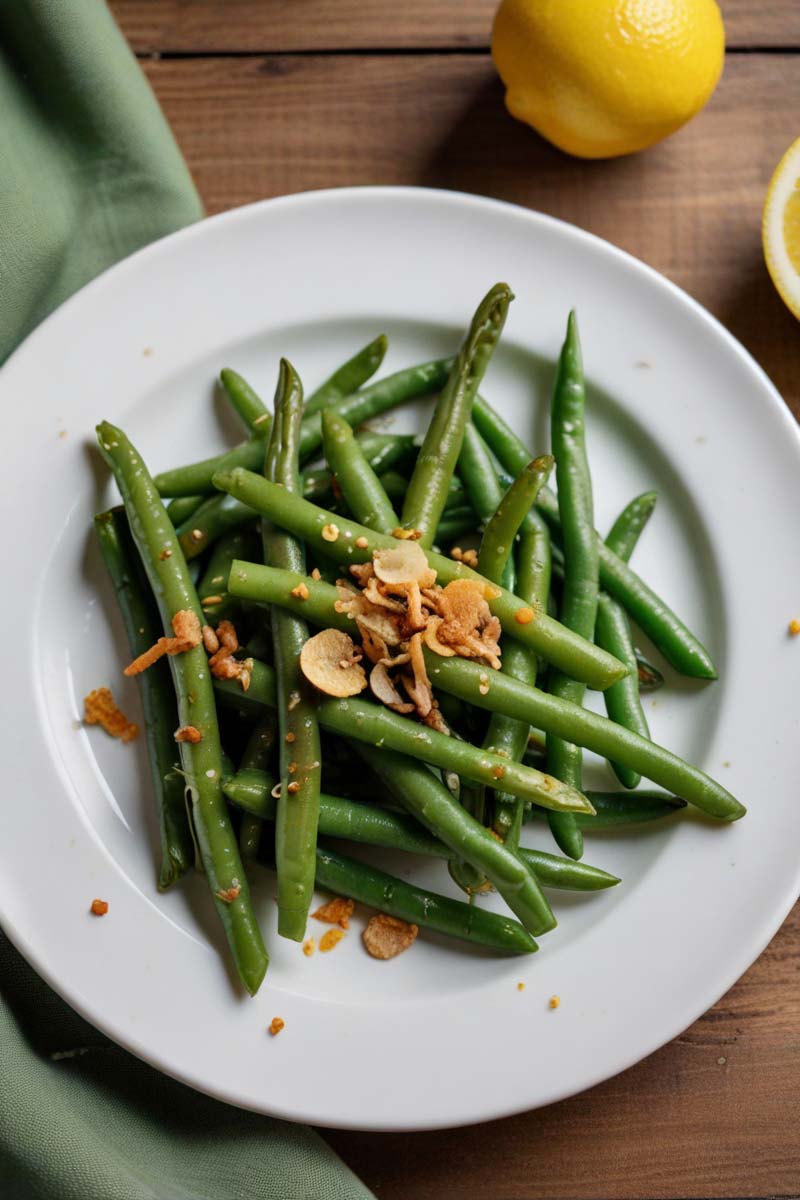 Green Beans Almondine Air Fryer