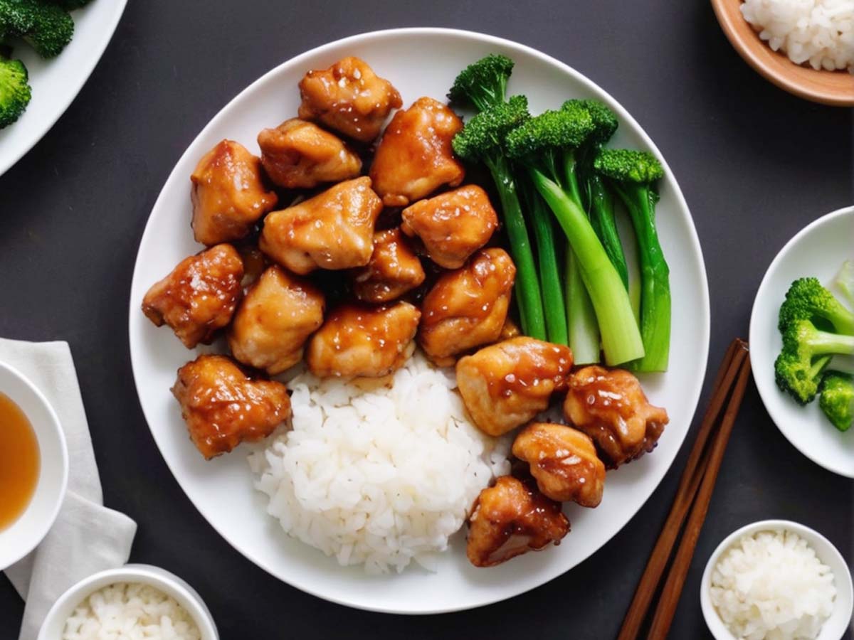 Honey Garlic Chicken Bites Air Fryer