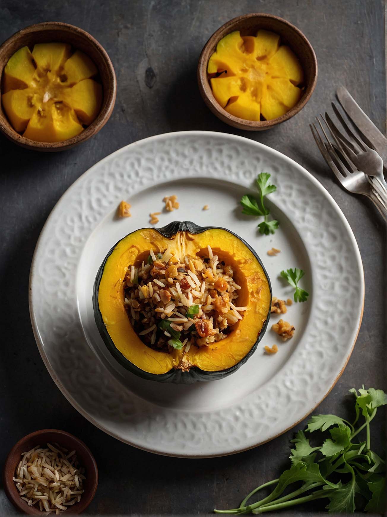 Stuffed Acorn Squash Air Fryer