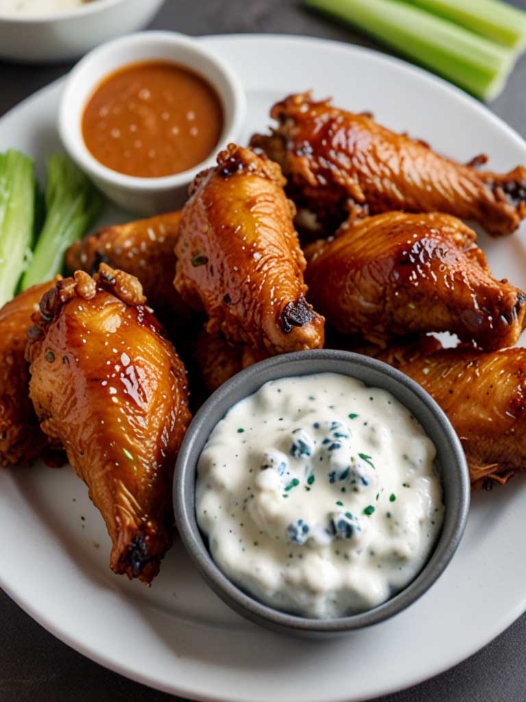 Air Fryer BBQ Chicken Wings