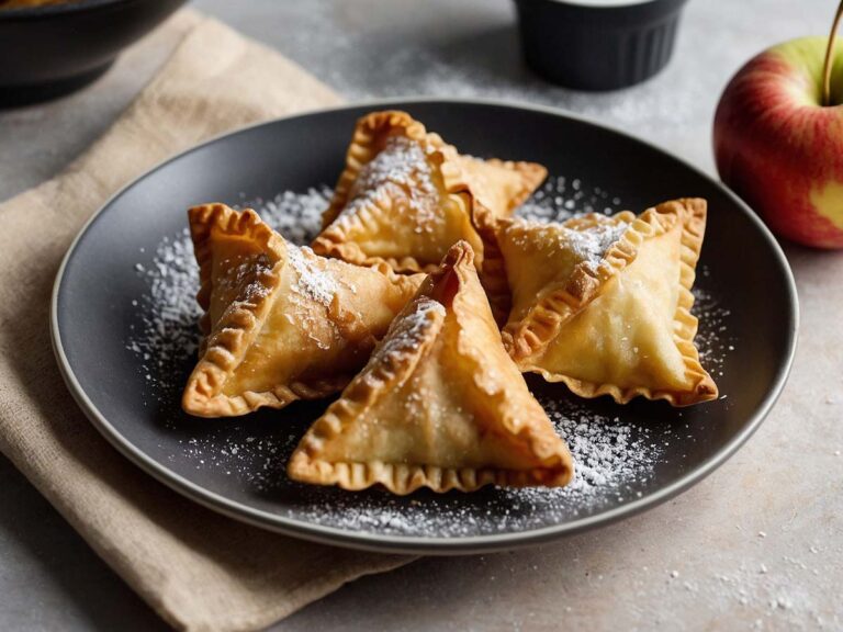 Air Fryer Apple Pie Wontons