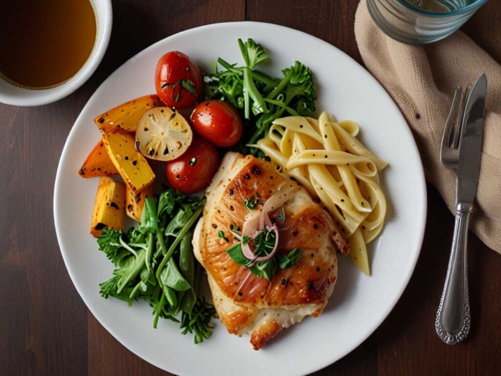 Air Fryer Chicken Saltimbocca