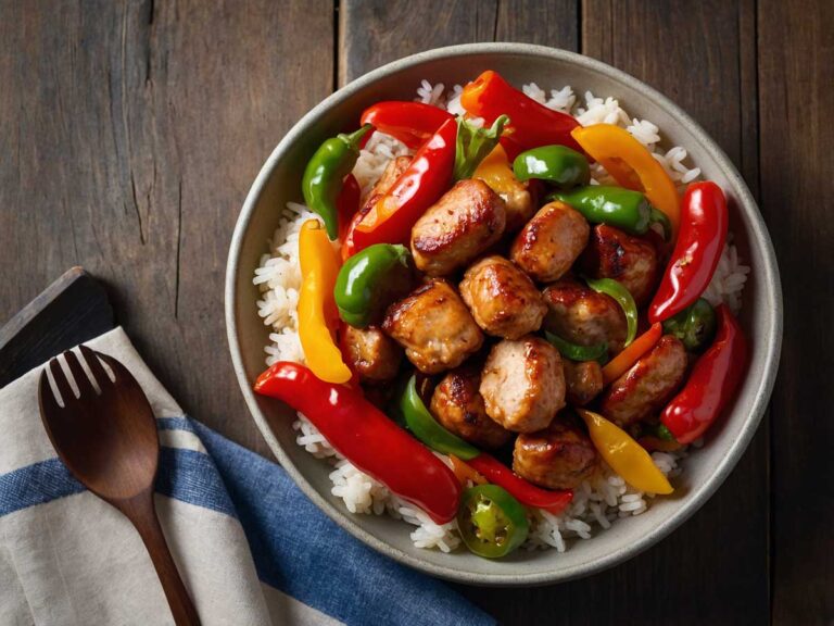 Air Fryer Chicken Sausage and Peppers: A Healthy Dinner Recipe