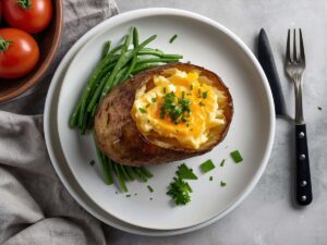 air fryer frozen baked potato