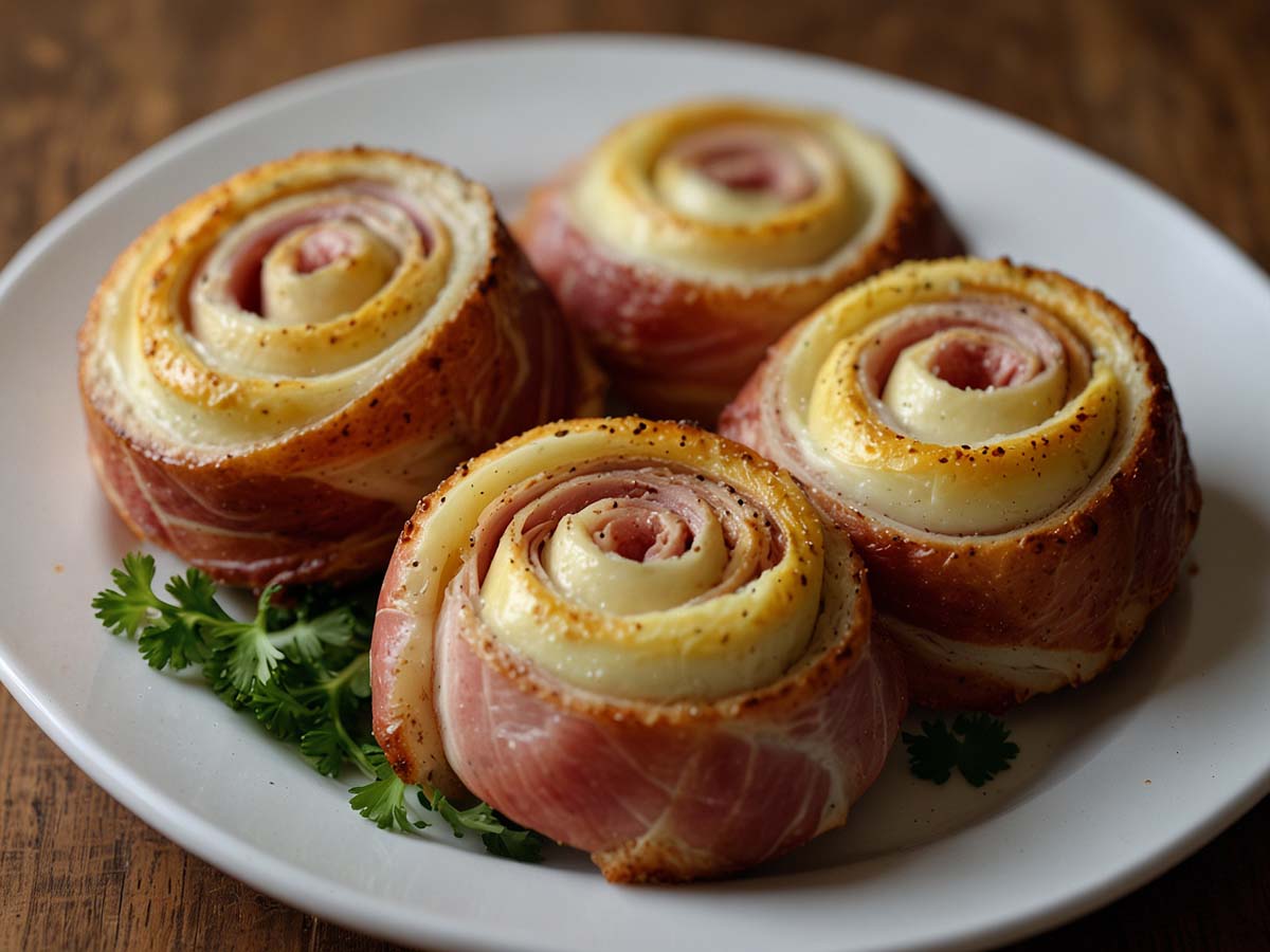 Air Fryer Ham and Cheese Pinwheels: Easy Party Snacks