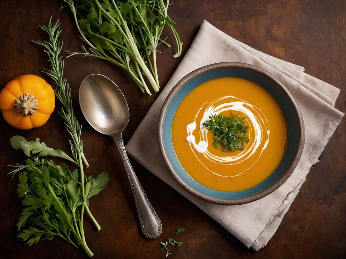 Air Fryer Roasted Butternut Squash Soup: Healthy & Simple