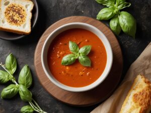 Air Fryer Roasted Tomato Soup