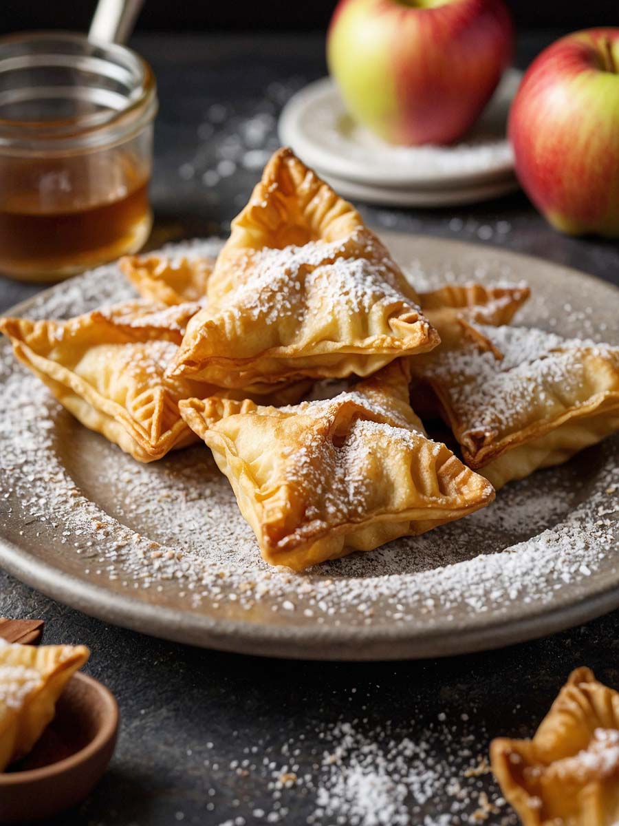 Apple Pie Wontons in Air Fryer