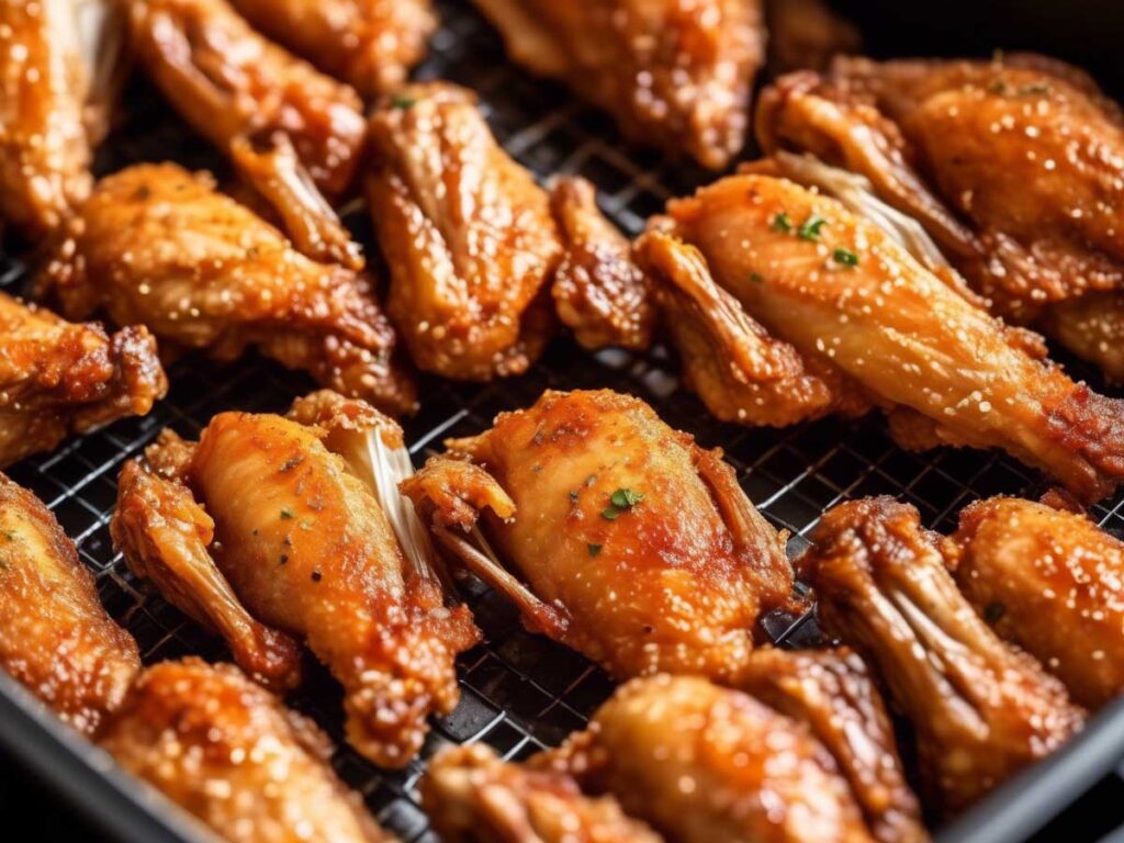 Arranging Wings Air Fryer