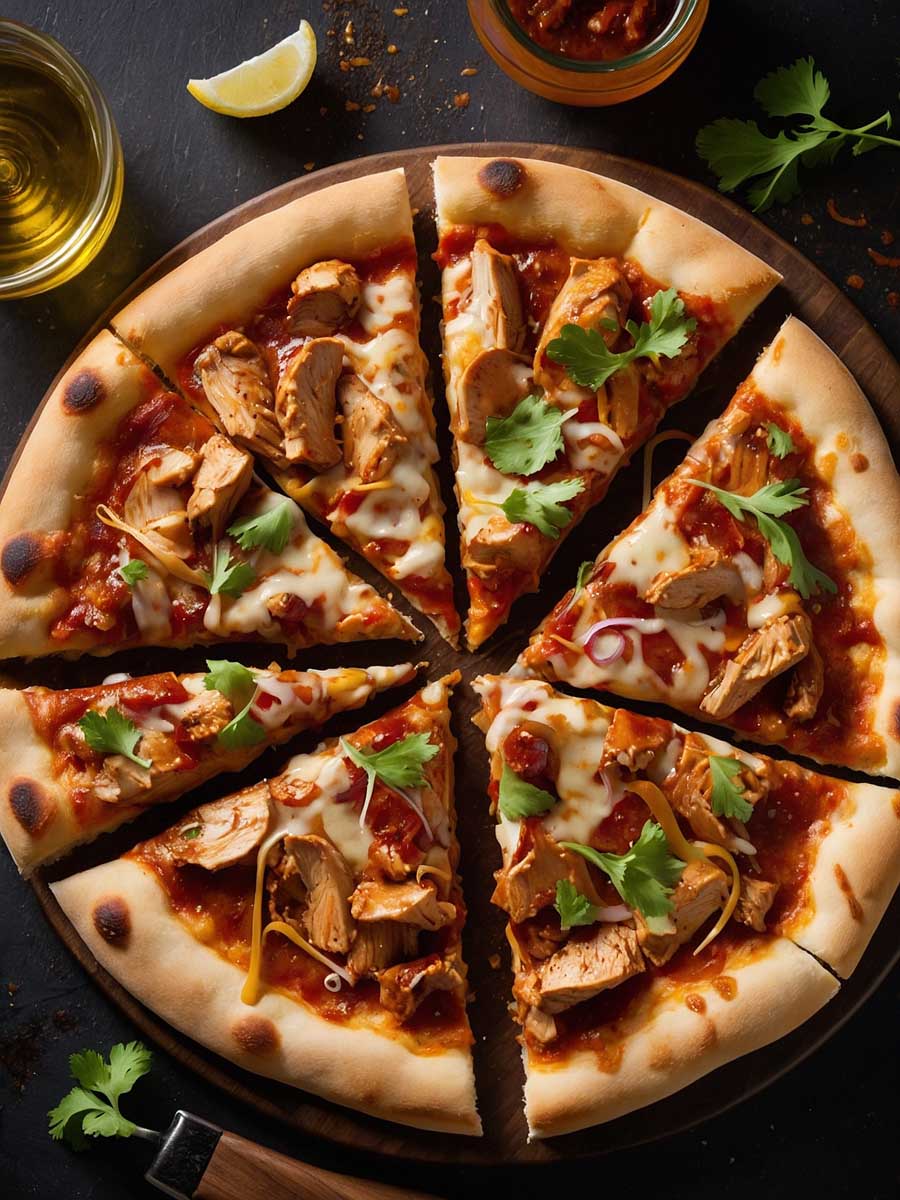 BBQ Chicken Pizza Air Fryer