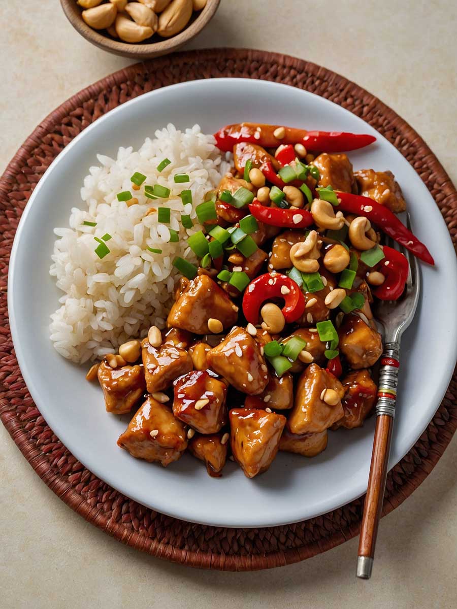 Air fryer Trader Joe's Kung Pao Chicken Recipe