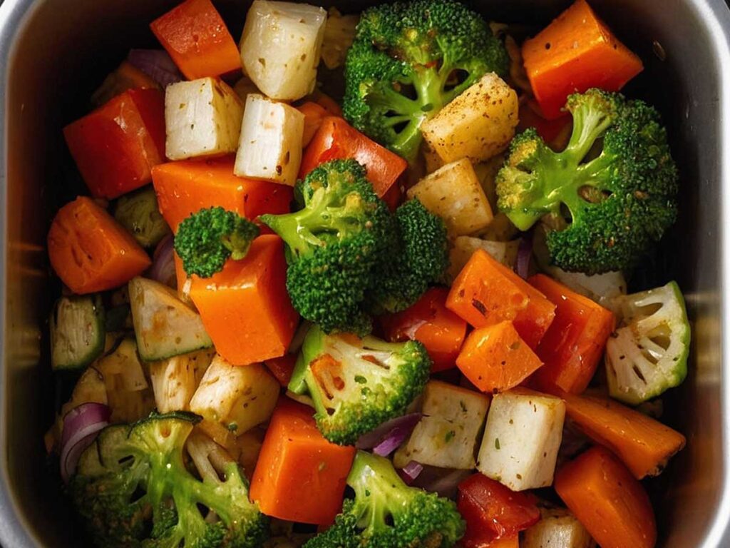 Arranging Vegetables in the Basket