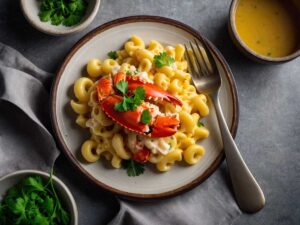 Air Fryer Lobster Mac and Cheese